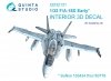 Quinta Studio QDS-32131 F/A-18D Early 3D-Printed & coloured Interior on decal paper (Academy) (Small version) 1/32